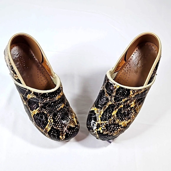 Sanita Animal Print Danish Clog Sz 40 - Picture 5 of 8